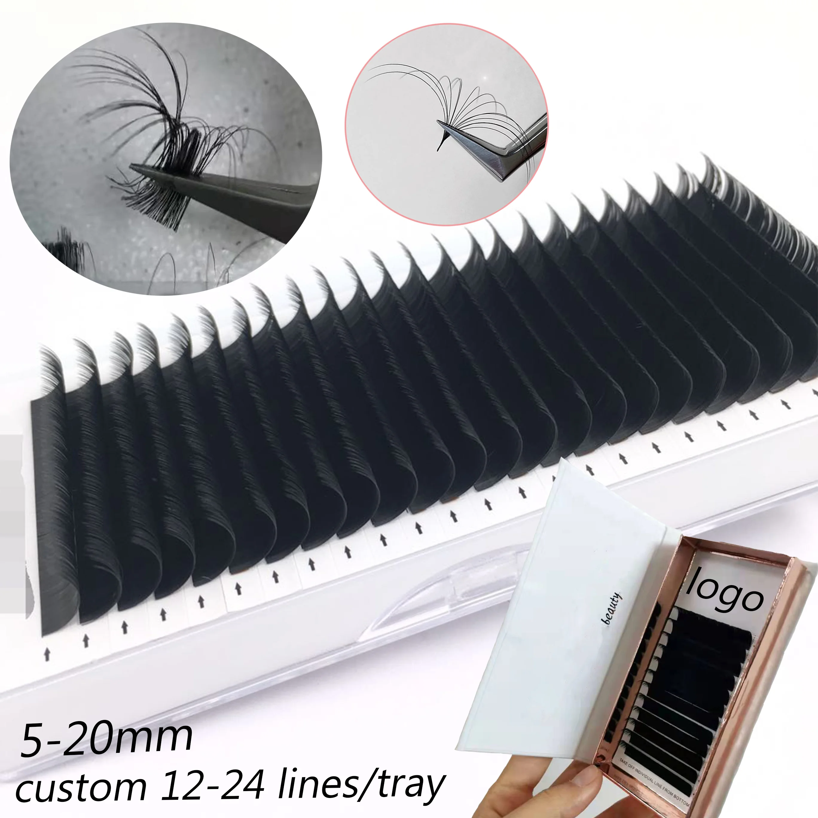 eyelashes extension professional 5-20 mm volume oem lashes tray 0.03 0.05 0.07 0.15 individual eyelash extensions, Black, colorful
eyelashes extension professional 5-20 mm volume oem lashes tray 0.03 0.05 0.07 0.15 individual eyelash extensions, Black, colorful