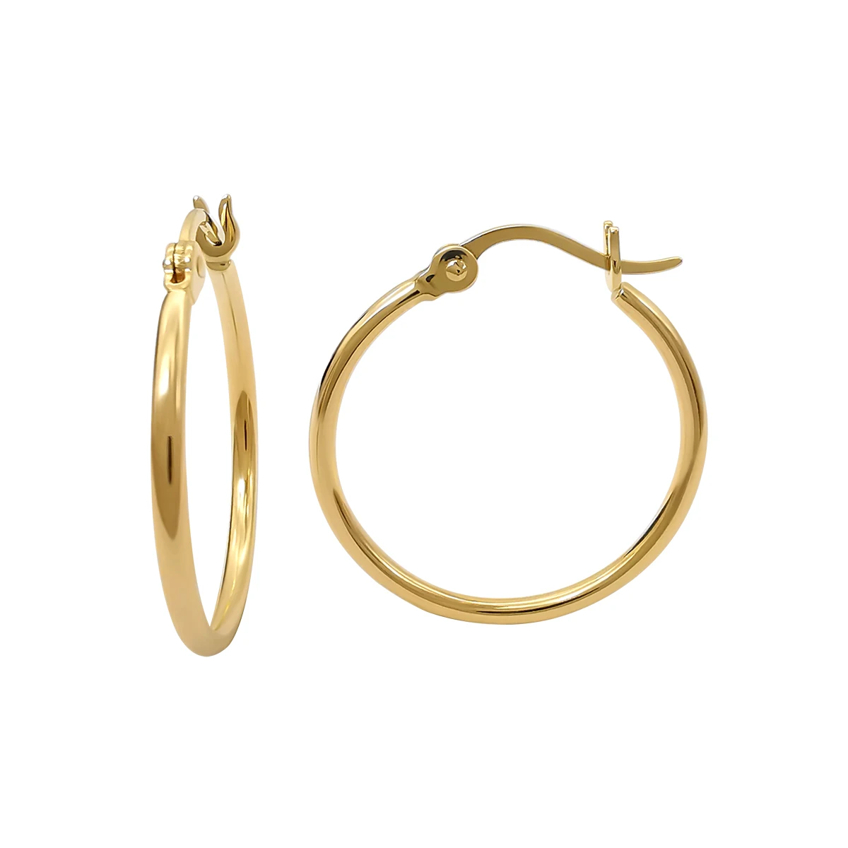 Classic 14K Real Gold Hoop Earring High Polished Simple Circle Earring Fine Jewelry For Gift
Classic 14K Real Gold Hoop Earring High Polished Simple Circle Earring Fine Jewelry For Gift