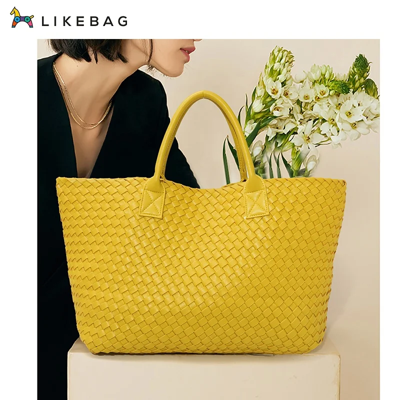 LIKEBAG big capacity set 2 pieces tote bag set shoulder bags women pu leather weave handbag purse bag with removable pouch
LIKEBAG big capacity set 2 pieces tote bag set shoulder bags women pu leather weave handbag purse bag with removable pouch