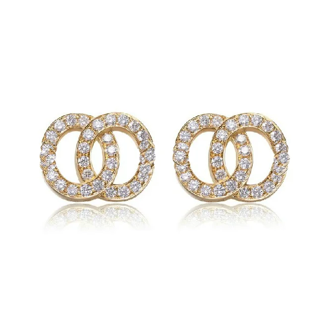 925 Sterling Silver Letter C shape Luxury Silver Plated Women's Romantic Fashion Diamond Earring Jewelry
925 Sterling Silver Letter C shape Luxury Silver Plated Women's Romantic Fashion Diamond Earring Jewelry