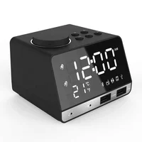 Bluetooth Alarm Clock for hotels Speaker Creative Digital Music desk Clock Display Radio with Dual USB Support U Disk TF Card FM
Bluetooth Alarm Clock for hotels Speaker Creative Digital Music desk Clock Display Radio with Dual USB Support U Disk TF Card FM