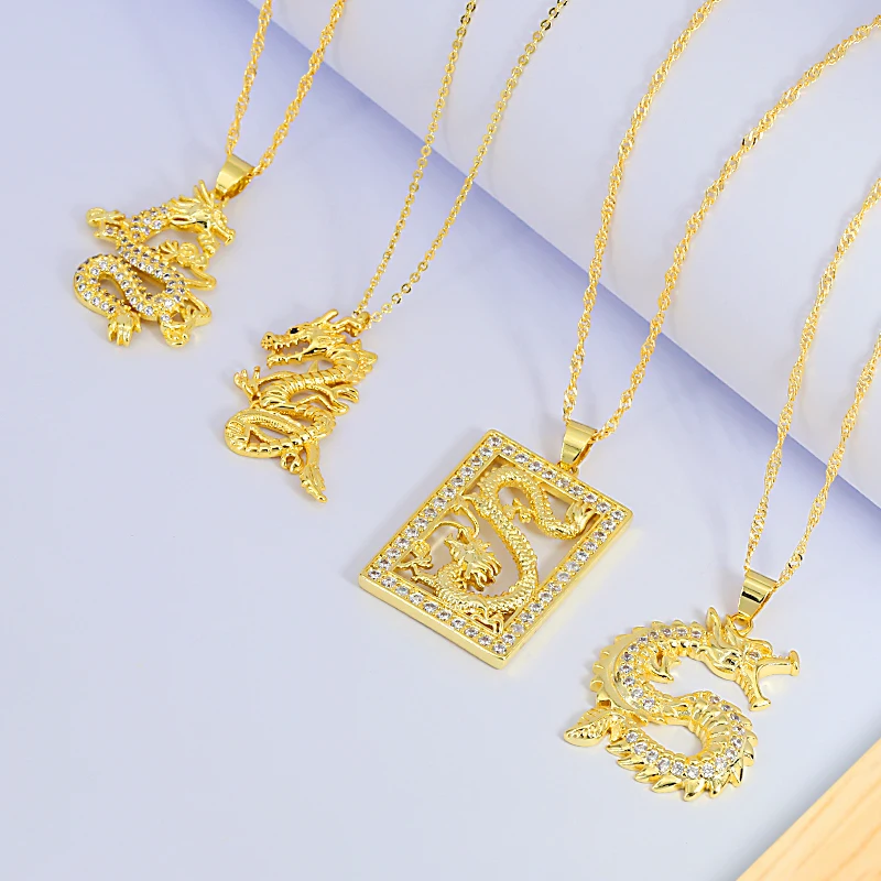Hip Hop Cz Diamond Micro Pave Gold Square Dragon Animal Pendant Necklaces For Women Multilayer Jewelry
Hip Hop Cz Diamond Micro Pave Gold Square Dragon Animal Pendant Necklaces For Women Multilayer Jewelry