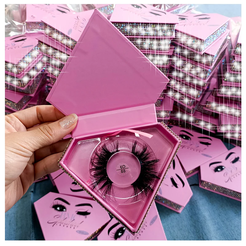 Wholesale CustomeyelashePackaging Box Case Private Label Mink Eyelash Vendor customized lashes boxes rose gold diamond with logo
Wholesale CustomeyelashePackaging Box Case Private Label Mink Eyelash Vendor customized lashes boxes rose gold diamond with logo