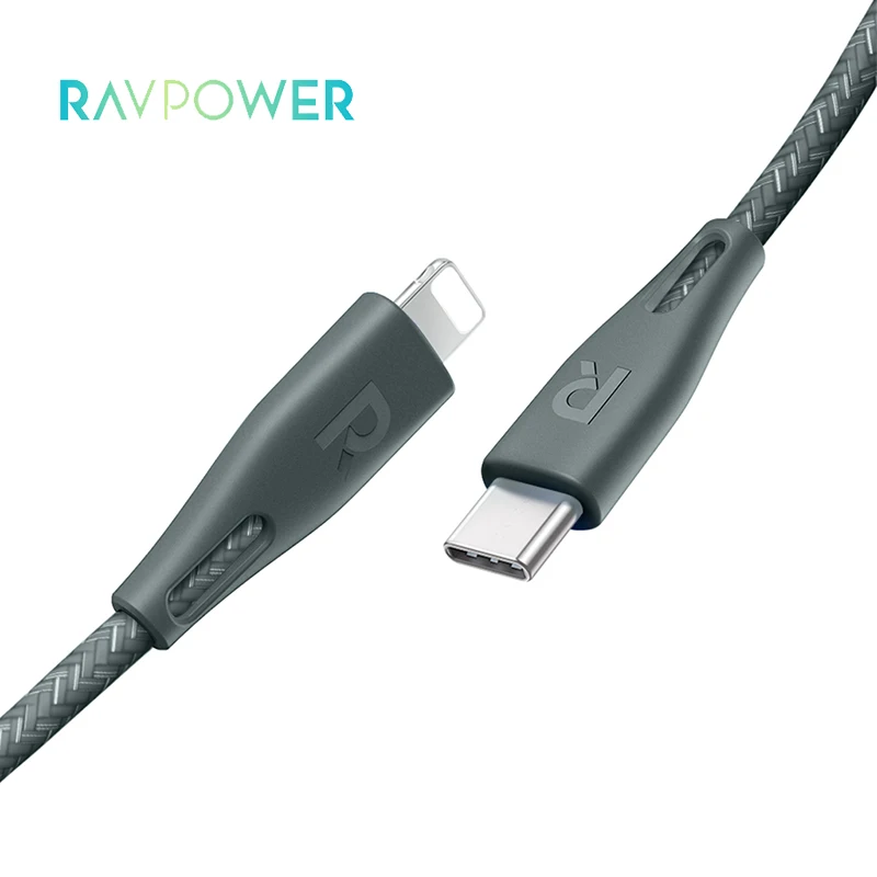 RAVPower Mfi Certified Green 0.3m Fast Charging Type-C Cable Nylon Data Charging Cable for apple iPhone, White
RAVPower Mfi Certified Green 0.3m Fast Charging Type-C Cable Nylon Data Charging Cable for apple iPhone, White