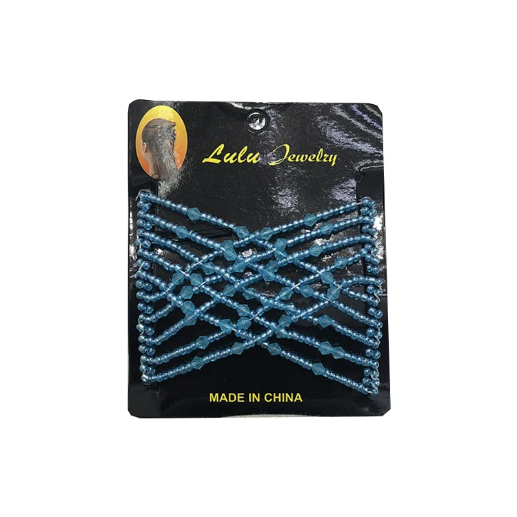 Wholesale lady fashion electroplating double combs hair clip magic hair combs double beaded hair accessories with elastic, Picture
Wholesale lady fashion electroplating double combs hair clip magic hair combs double beaded hair accessories with elastic, Picture