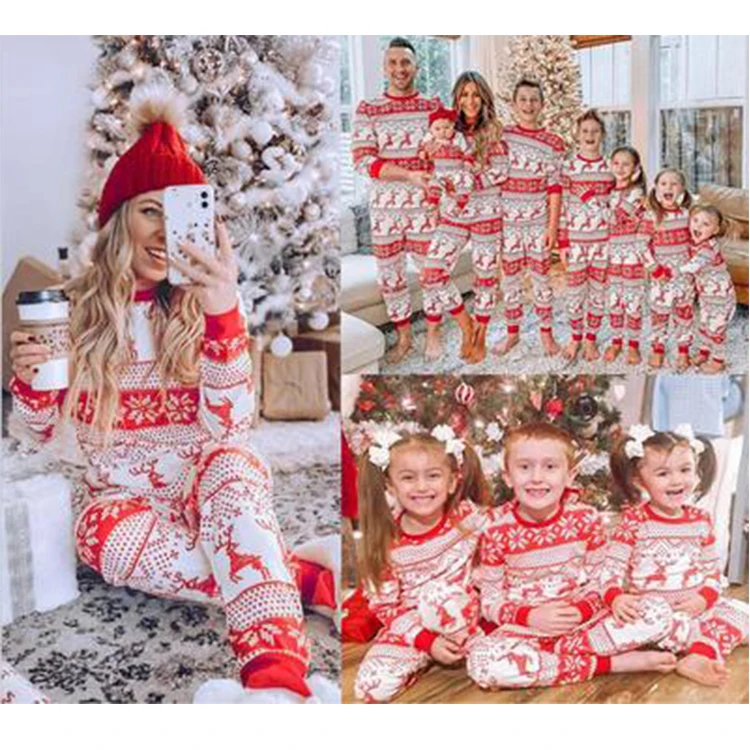 New fashion family matching Christmas pajamas holiday cotton pjs red and white striped christmas pajamas for family
New fashion family matching Christmas pajamas holiday cotton pjs red and white striped christmas pajamas for family