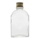 Vodka 200 Ml 350 Ml 500ml Flat Clear Empty Wine Tequila Vodka Glass Bottles