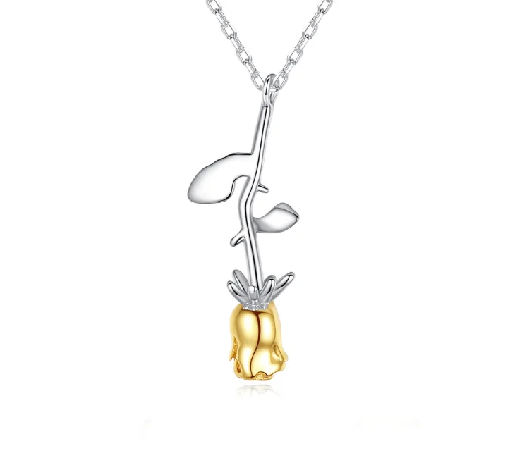 S925 Sterling Silver Rose Flower Shaped Drop Necklace Link Chain 925 Silver Rose Pendants Collor Necklace, Picture shows
S925 Sterling Silver Rose Flower Shaped Drop Necklace Link Chain 925 Silver Rose Pendants Collor Necklace, Picture shows