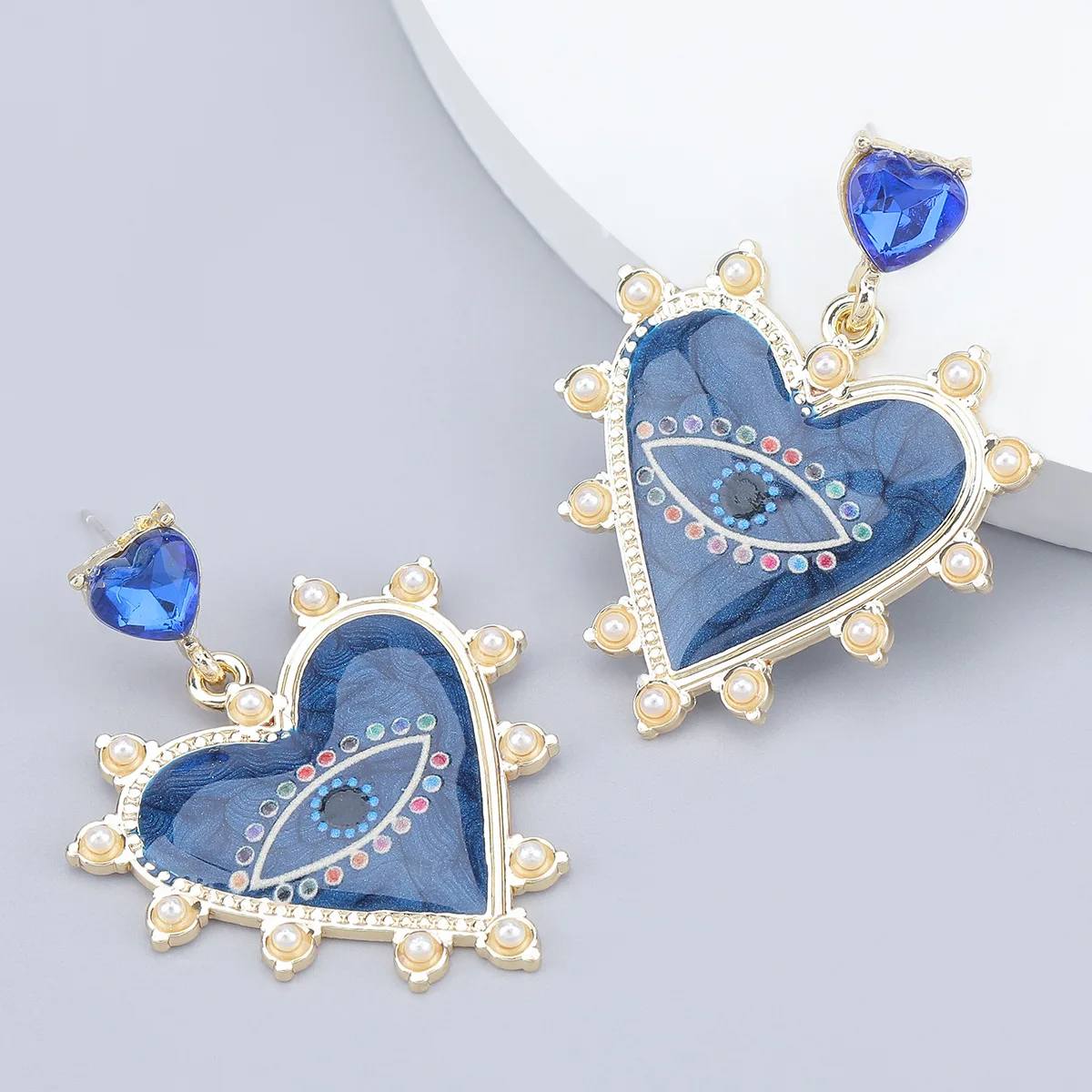 Barlaycs 2021 Fashion Women Jewelry Statement Luxury Stainless Steel Accessories Rhinestone Crystal Heart Eye Drop Earrings, Colorful
Barlaycs 2021 Fashion Women Jewelry Statement Luxury Stainless Steel Accessories Rhinestone Crystal Heart Eye Drop Earrings, Colorful
