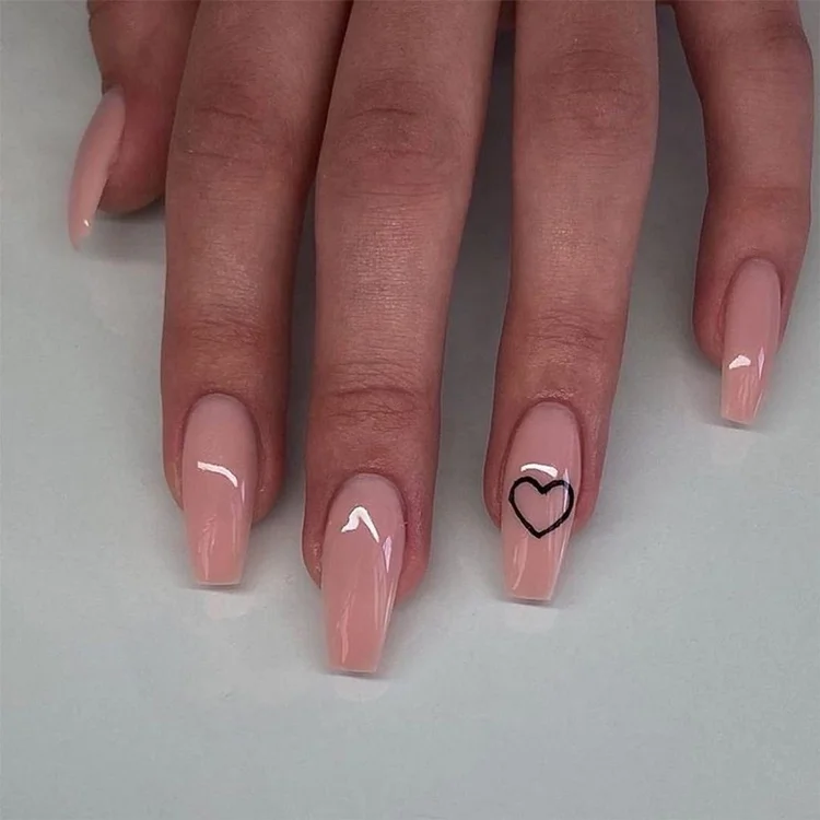 24 Pcs Pink Heart Short Ombre Fake Nails French Fingernail Salon Reuable Press on Nails, As pic
24 Pcs Pink Heart Short Ombre Fake Nails French Fingernail Salon Reuable Press on Nails, As pic