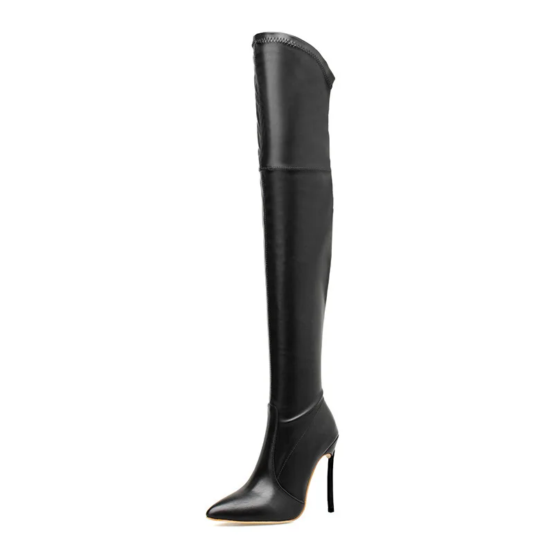 Sexy knee-high sheepskin fashion elastic high heel boots 2021 Europe station stiletto heels spring and autumn style women's shoe, Black pink
Sexy knee-high sheepskin fashion elastic high heel boots 2021 Europe station stiletto heels spring and autumn style women's shoe, Black pink