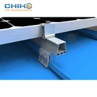 High quality brackets solar clamps on Standing seam sheet metal roof