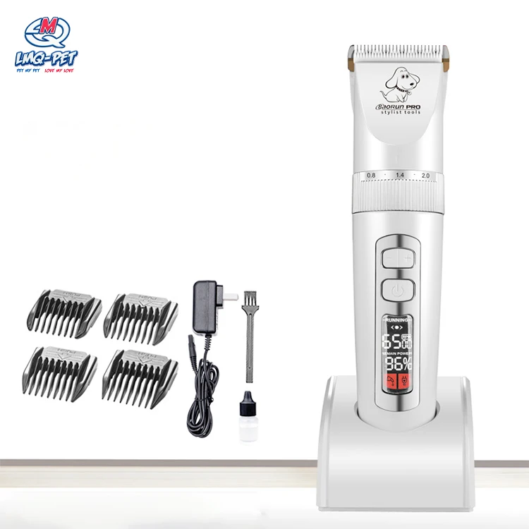 New Pet Electric Hair Clipper Dog and Cat Hair Shaver Electric LCD display USB charging pet hair clipper machine, Black, white
New Pet Electric Hair Clipper Dog and Cat Hair Shaver Electric LCD display USB charging pet hair clipper machine, Black, white