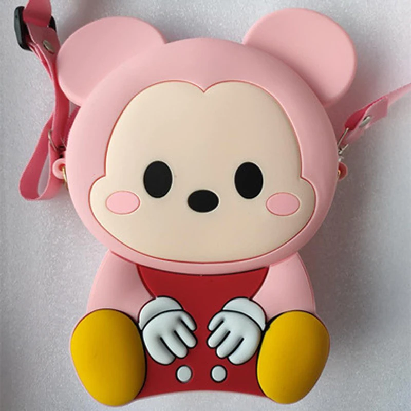 Mickey Mouse TSUM Children's Small Bag Mini Shoulder Bag Cartoon Minnie Baby Silicone Coin Purse Girl Crossbody Bags
Mickey Mouse TSUM Children's Small Bag Mini Shoulder Bag Cartoon Minnie Baby Silicone Coin Purse Girl Crossbody Bags