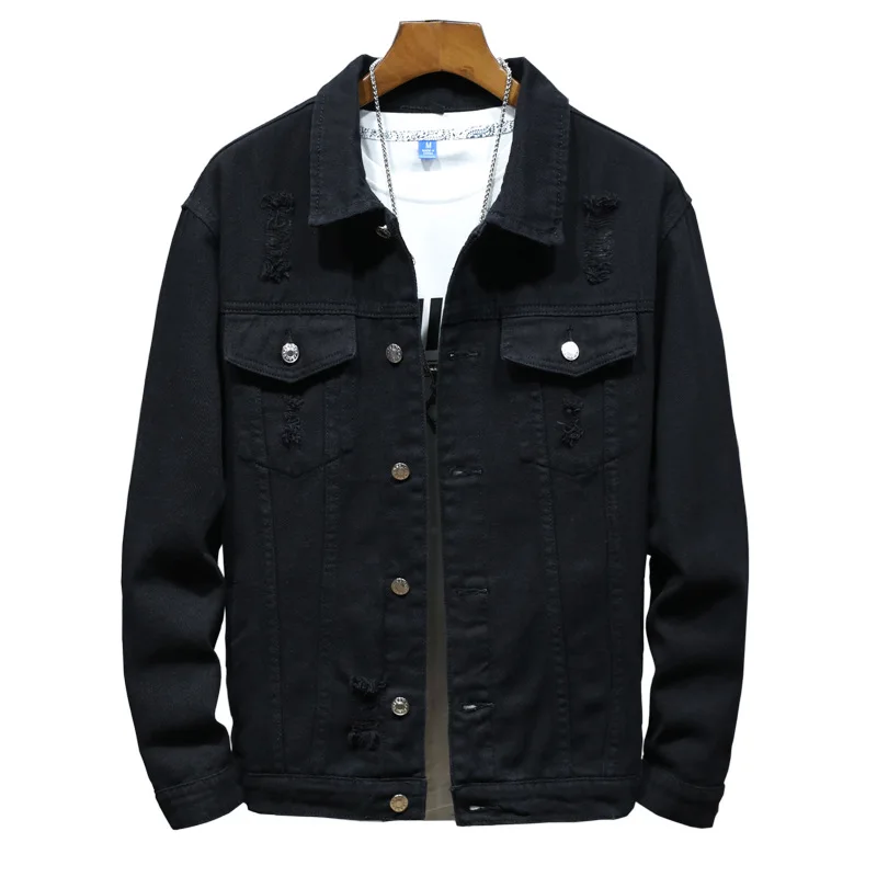 Wolesale Custom Logo Blue Jean Jackets Ripped Plain Long-Sleeved Denim Outerwear Denim Jackets Men
Wolesale Custom Logo Blue Jean Jackets Ripped Plain Long-Sleeved Denim Outerwear Denim Jackets Men
