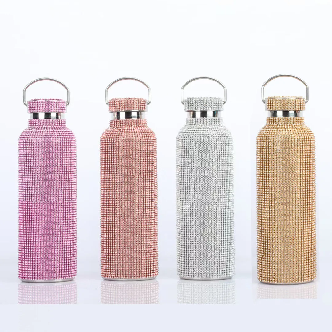 High quality 500ml stainless steel bling water bottles with rhinestones women stylish pink water bottle, Gold, silver, pink, blue, green and so on
High quality 500ml stainless steel bling water bottles with rhinestones women stylish pink water bottle, Gold, silver, pink, blue, green and so on