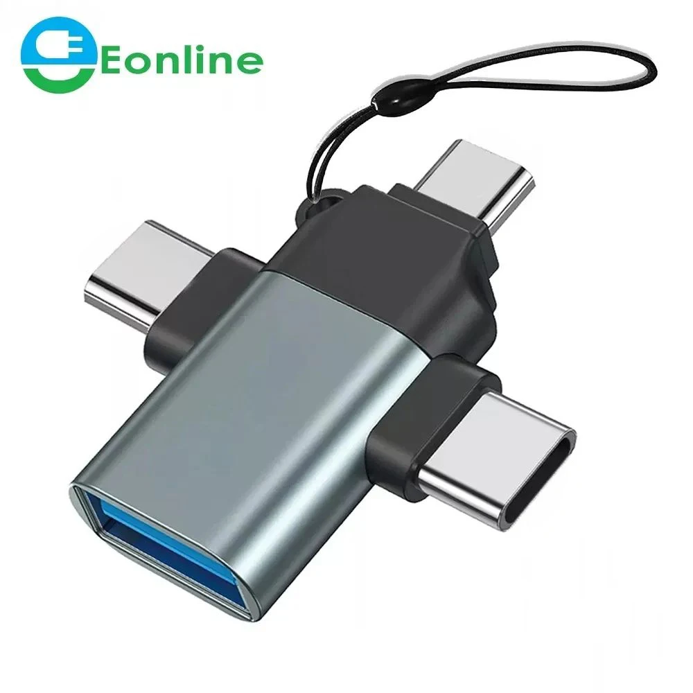

EONLINE3 in 1 OTG Adapter Micro USB Type C to USB 3.0 Adapter For Samsung Galaxy S20 S10 Macbook USB C OTG Adapter Converter