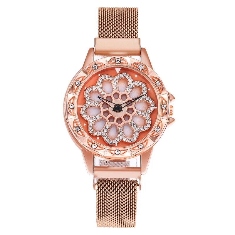 Drop Shipping Lucky Flower Dial Lady Watch Women Quartz Luxury Wrist Watch Diamond Magnet Mesh Stainless Women Watches
Drop Shipping Lucky Flower Dial Lady Watch Women Quartz Luxury Wrist Watch Diamond Magnet Mesh Stainless Women Watches
