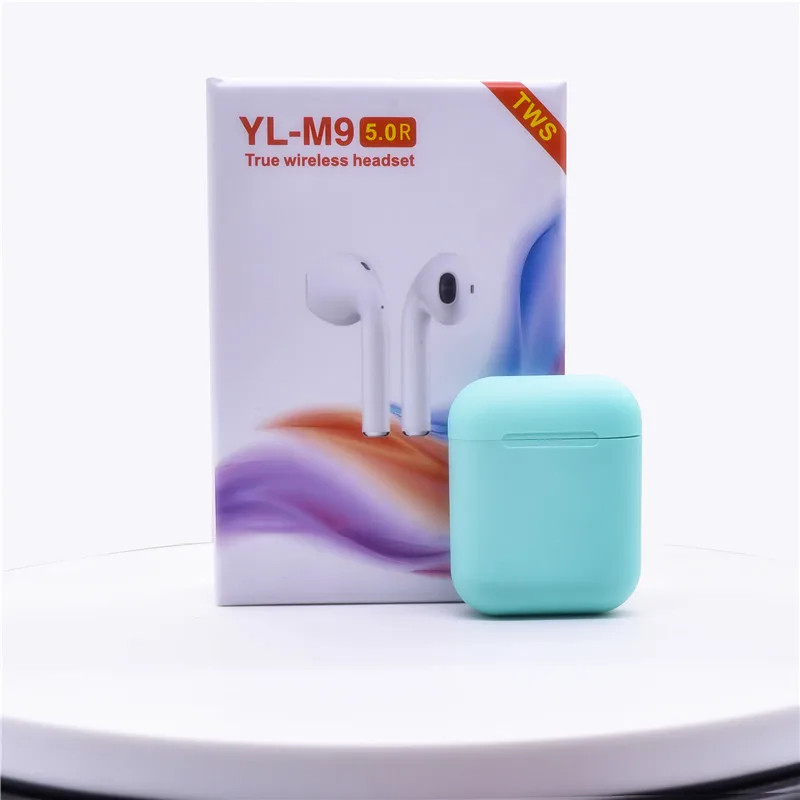 Shaped ear pods tws auriculares i7p i7x m8 m9 bluetooth wireless earbuds for apple - ANKUX.COM