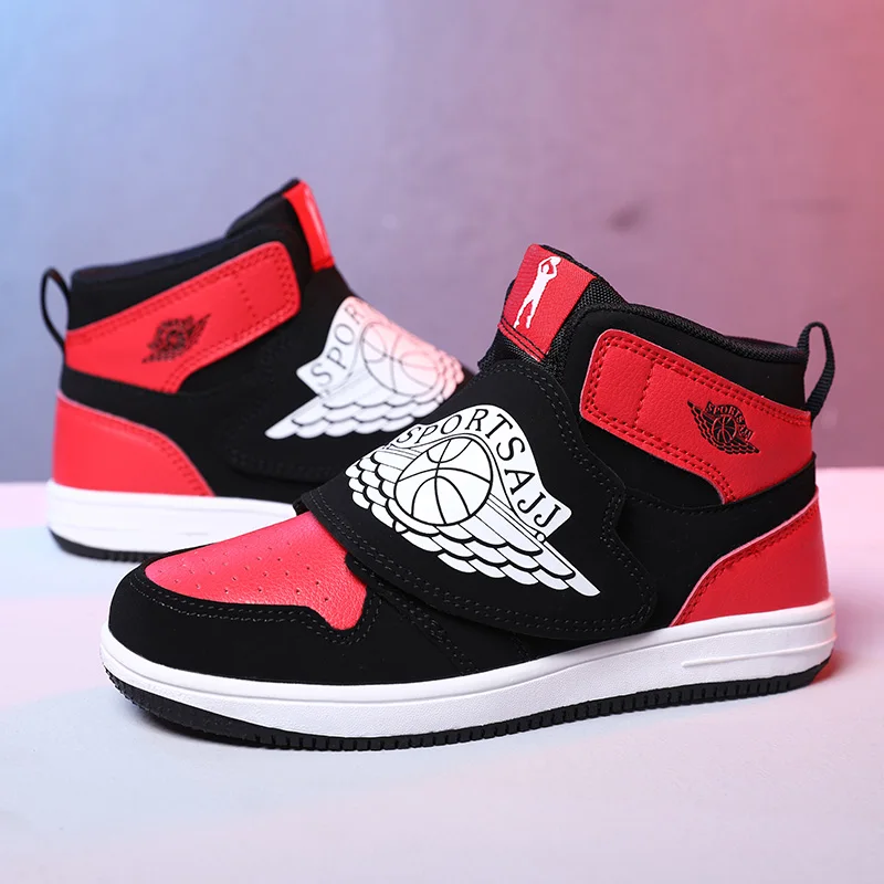 2020 Casual Children Shoes girl Sneakers Leather High Help Waterproof Black red Kids Boots Girls basketball Shoes
2020 Casual Children Shoes girl Sneakers Leather High Help Waterproof Black red Kids Boots Girls basketball Shoes