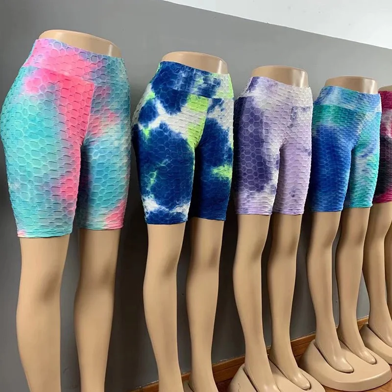 women jacquard bubble stretch tie dye pants butt lifting yoga sport short
women jacquard bubble stretch tie dye pants butt lifting yoga sport short