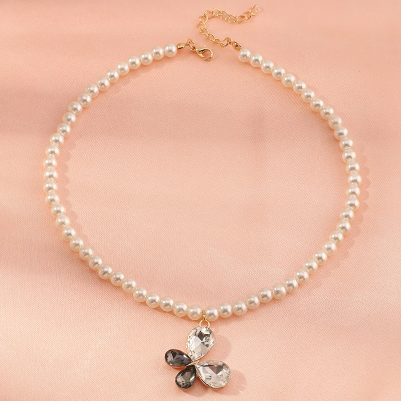 Wholesale Fashion Pearl Strawberry Butterfly Necklace Pearl Link Forever Love Heart Necklaces For Girls
Wholesale Fashion Pearl Strawberry Butterfly Necklace Pearl Link Forever Love Heart Necklaces For Girls
