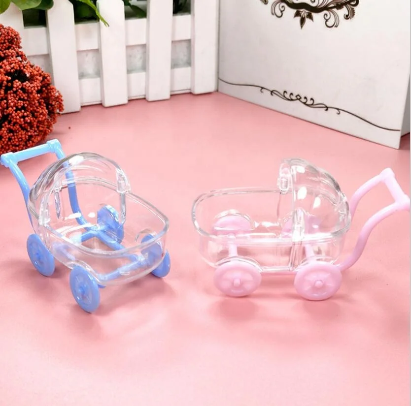 Free shipping 50pcs/lot Baby Showers Plastic baby carriage favor box Candy Packing
Free shipping 50pcs/lot Baby Showers Plastic baby carriage favor box Candy Packing