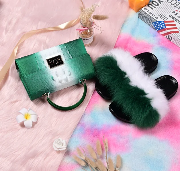 Designer Hand Bag Ladies Silicone Crocodile Pattern Tote Bag Gradient Color Handbags For Women Purses Match Fur Slipper Set, 6 colors
Designer Hand Bag Ladies Silicone Crocodile Pattern Tote Bag Gradient Color Handbags For Women Purses Match Fur Slipper Set, 6 colors
