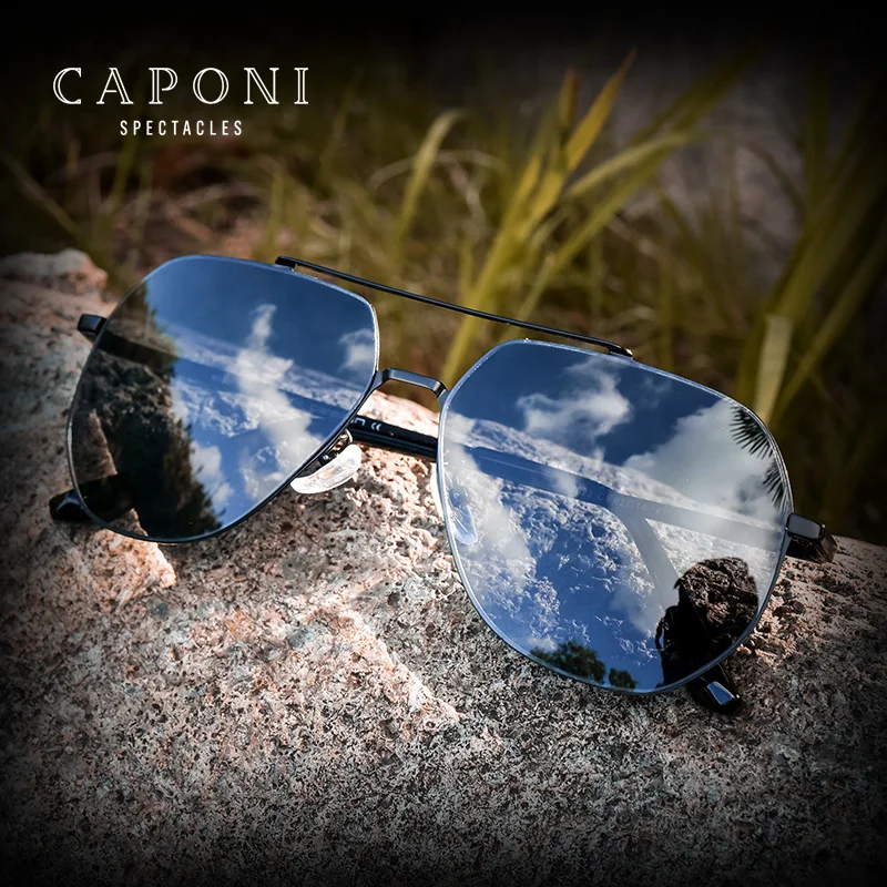 CAPONI Newest 2020 Men Hot Nylon Lenses Sun Glasses Brand Designer Fashion Driving Sunglasses UV400 For Men
CAPONI Newest 2020 Men Hot Nylon Lenses Sun Glasses Brand Designer Fashion Driving Sunglasses UV400 For Men