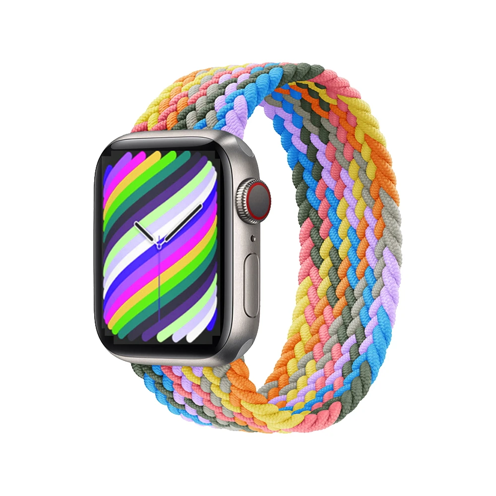 Dropshipping Elastic single loop Strap for Apple watch series nylon Wristband For iwatch Series 6 SE 5 4 3 2 braided watch band, 15 colors
Dropshipping Elastic single loop Strap for Apple watch series nylon Wristband For iwatch Series 6 SE 5 4 3 2 braided watch band, 15 colors