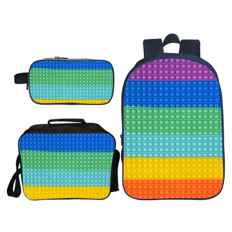 New Product Innovation school bag Silicone Bag set for kids for Push Fidget Toy Unzip Bubble School Bags 2021, As picture
New Product Innovation school bag Silicone Bag set for kids for Push Fidget Toy Unzip Bubble School Bags 2021, As picture