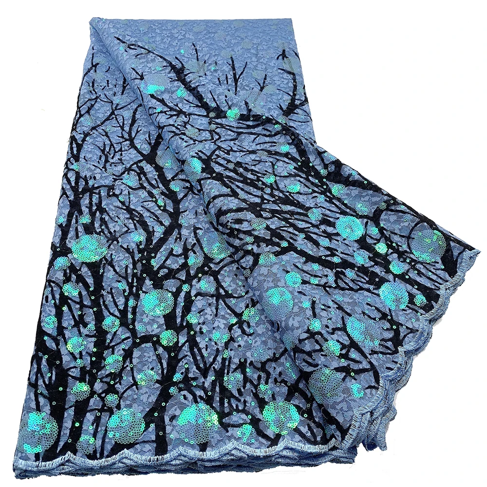 Beautiful New Design Sequins Embroidered Velvet Lace Fabric 5 Yard Wedding Party Dress Material High Quality French Sequins
Beautiful New Design Sequins Embroidered Velvet Lace Fabric 5 Yard Wedding Party Dress Material High Quality French Sequins