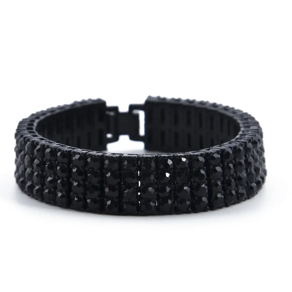 Hip-hop Accessories Personality 4 Row Full Zircon Charm Bracelet Men's Charm Bracelet Wholesale
Hip-hop Accessories Personality 4 Row Full Zircon Charm Bracelet Men's Charm Bracelet Wholesale