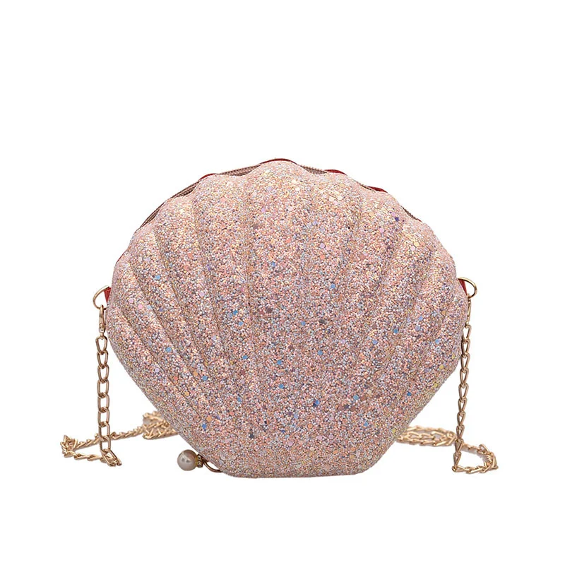 Mini Shell Shape Women Messenger Chains Bling Purse Lady Shoulder Bag Girls Glitter ladies dinner evening weddingSequins Handbag
Mini Shell Shape Women Messenger Chains Bling Purse Lady Shoulder Bag Girls Glitter ladies dinner evening weddingSequins Handbag