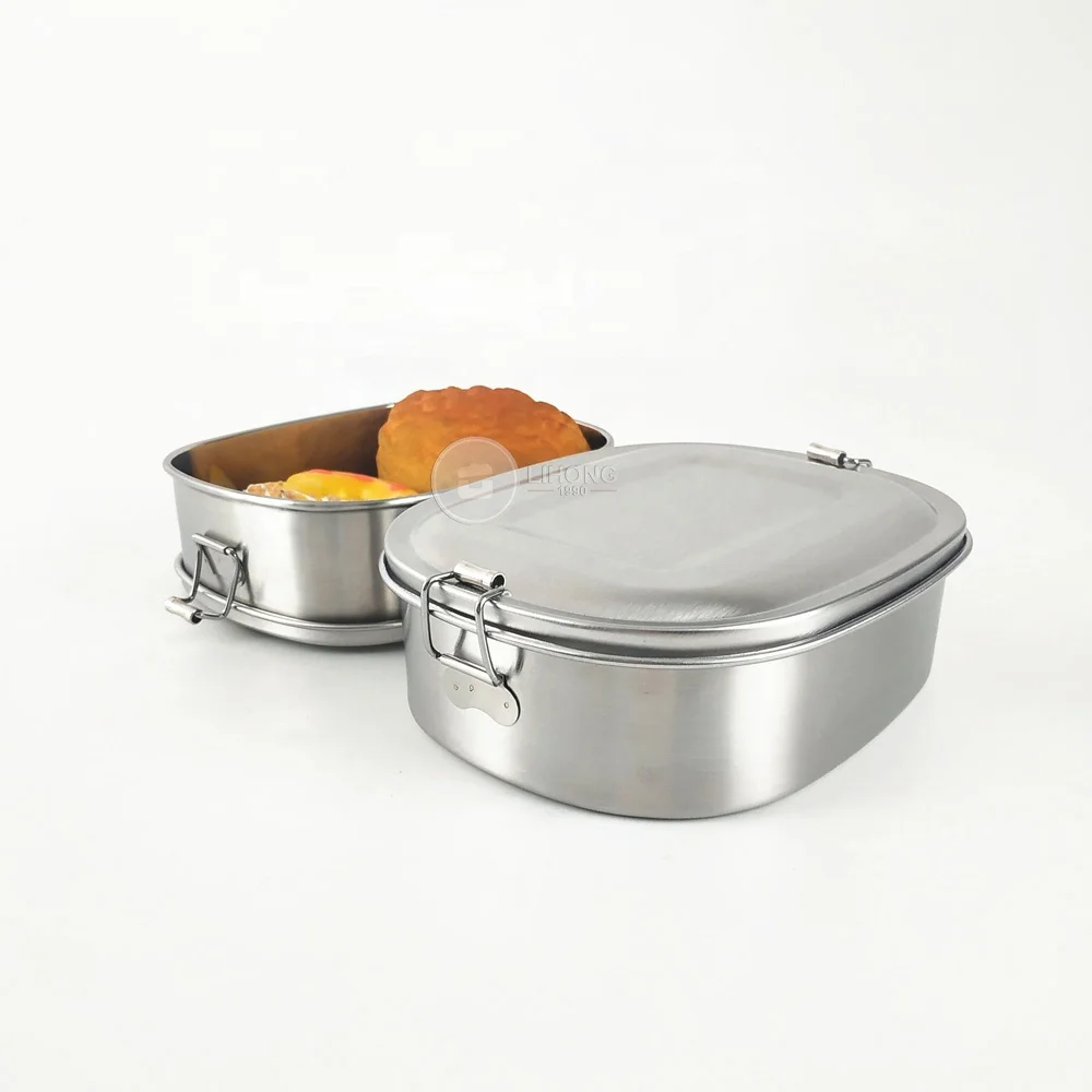 3 compartment Customs Lunchbox Eco Friendly Stainless Steel Lock Clips Lunch Box Food Storage box, Silver
3 compartment Customs Lunchbox Eco Friendly Stainless Steel Lock Clips Lunch Box Food Storage box, Silver