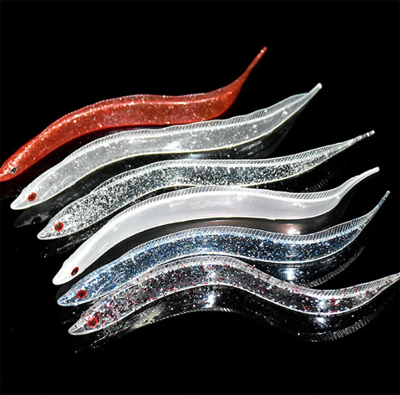 Pesca 150mm 3.5g Soft Fishing Bait 7 Colors Luminous Baits Lures Saltwater Ribbonfish Lures
Pesca 150mm 3.5g Soft Fishing Bait 7 Colors Luminous Baits Lures Saltwater Ribbonfish Lures