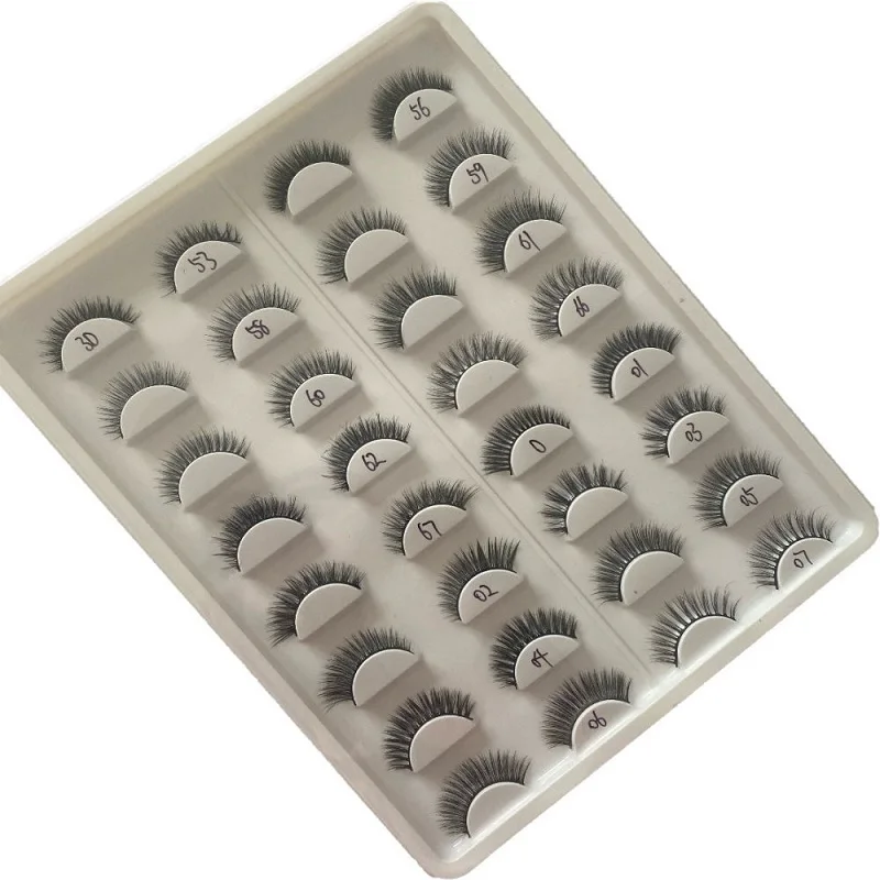 Hot Sale Customized Handmade Black Fiber Wholesale False Eyelashe for Beauty Daily Makeup
Hot Sale Customized Handmade Black Fiber Wholesale False Eyelashe for Beauty Daily Makeup