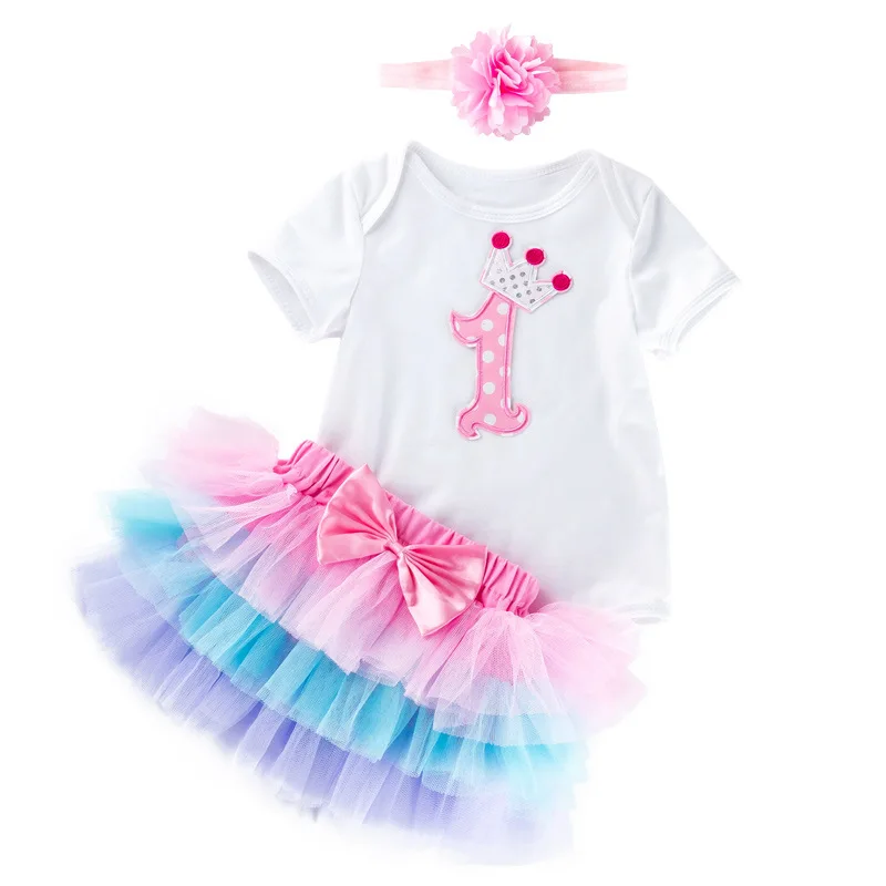 2021 cute romper 3 pieces 1st birthday party baby clothing sets kids girl clothes newborn, Multi color
2021 cute romper 3 pieces 1st birthday party baby clothing sets kids girl clothes newborn, Multi color