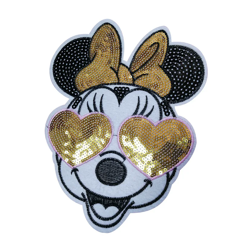 Love mouse head patch clothing coat shoes and hats computer embroidery badge embroidery cloth paste customization
Love mouse head patch clothing coat shoes and hats computer embroidery badge embroidery cloth paste customization