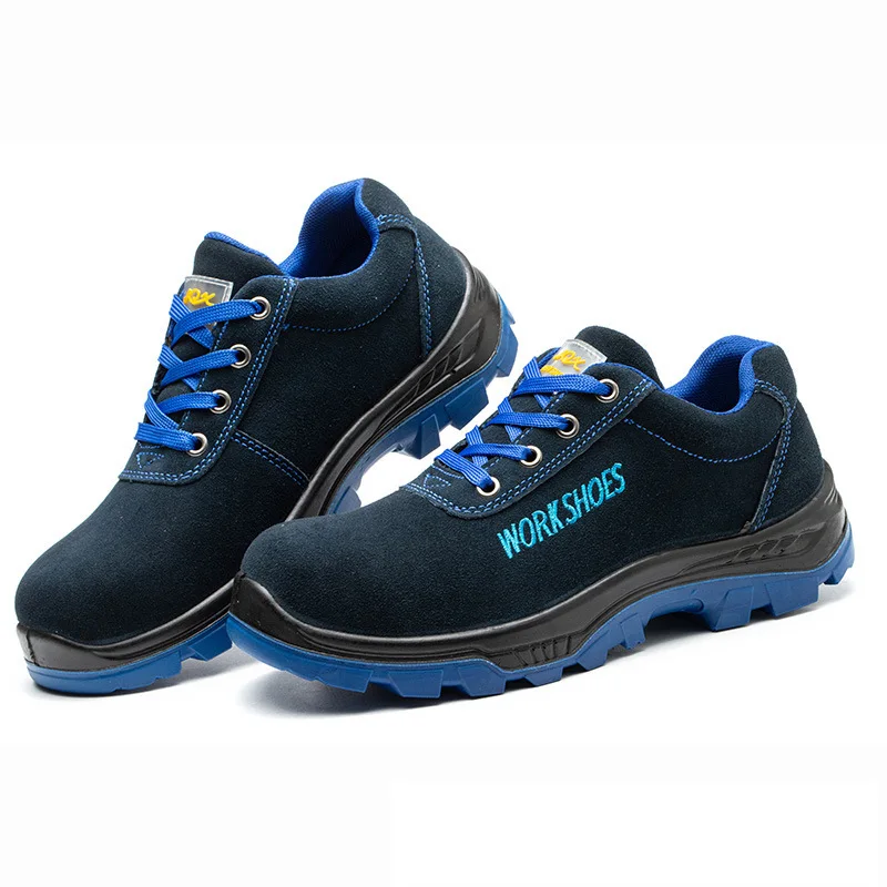 Fashion Brand Anti Puncture Portable Industrial Sports Safety Shoes Boots Work for Men Women Steel Toe Breathable Lightweight, Blue
Fashion Brand Anti Puncture Portable Industrial Sports Safety Shoes Boots Work for Men Women Steel Toe Breathable Lightweight, Blue