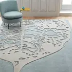 Chinese cut pile nordic hand tufted carpet new zealand wool carpets and rugs for living room