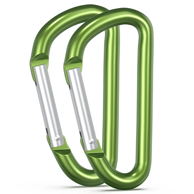 D Shaped Aluminium Hook Mini Dog Chain Clip Carabiner For Camping, Customized color
D Shaped Aluminium Hook Mini Dog Chain Clip Carabiner For Camping, Customized color