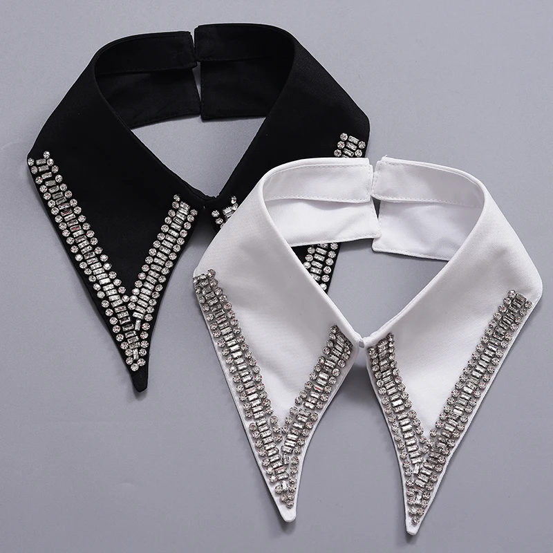 versatile Handmade beads Punk style Big collar popular women Stylish rhinestone Clothing Accessories fake false collar, White,black
versatile Handmade beads Punk style Big collar popular women Stylish rhinestone Clothing Accessories fake false collar, White,black