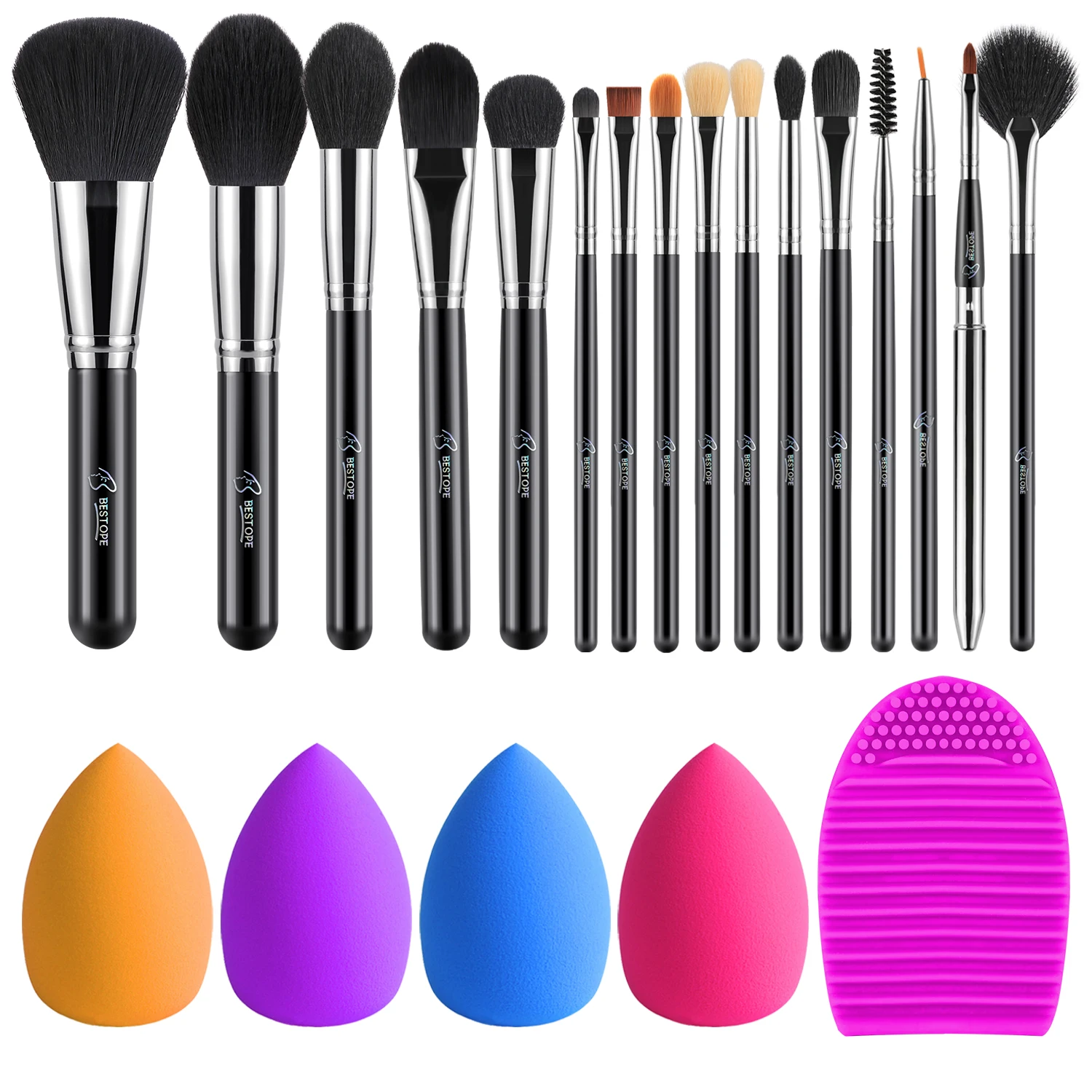 Make up brushes professional synthetic hair foundation powder blush cosmetic accept oem makeup brush sets, Rose golden
Make up brushes professional synthetic hair foundation powder blush cosmetic accept oem makeup brush sets, Rose golden