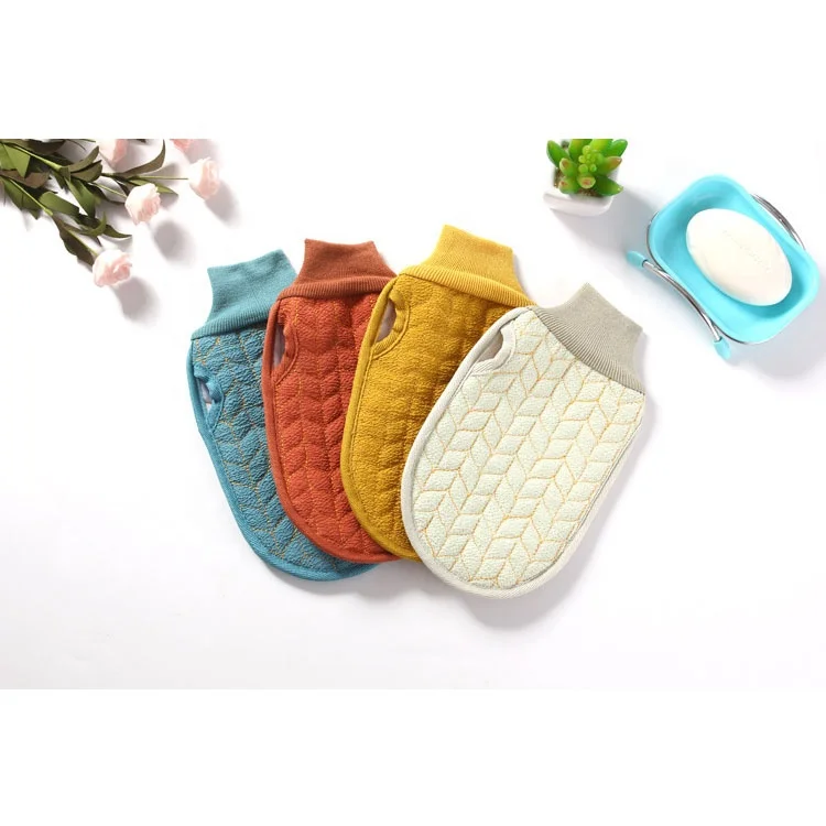 Professional Quilted Bath Scrubber Glove Body Shower Exfoliating Bath Glove, Yellow, orange, white, blue
Professional Quilted Bath Scrubber Glove Body Shower Exfoliating Bath Glove, Yellow, orange, white, blue