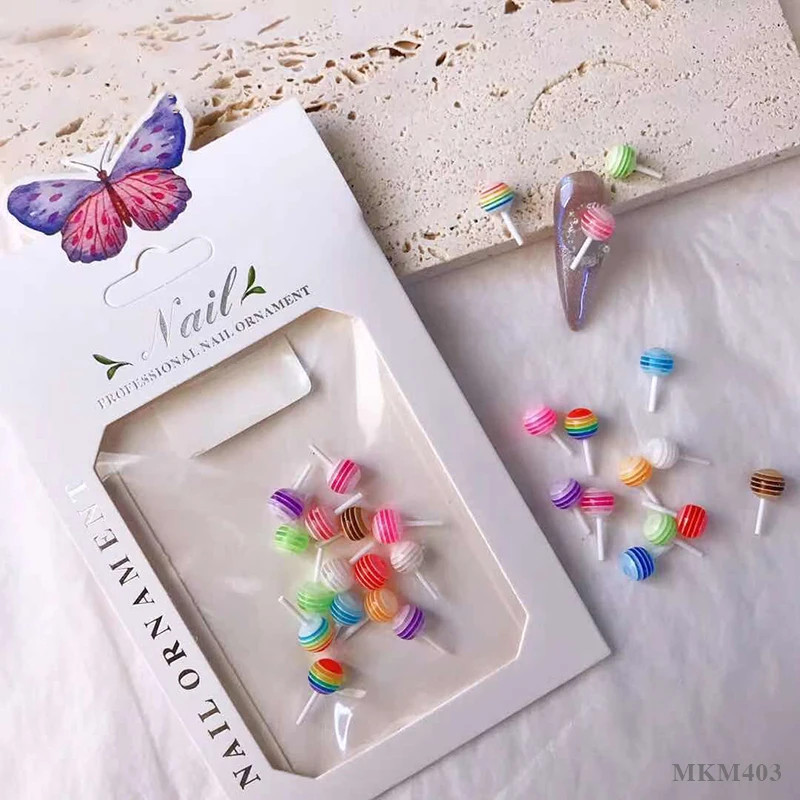 McMann best-selling nail lollipop ornaments dazzle color small cute rainbow candy nail accessories patch 15 mixed
McMann best-selling nail lollipop ornaments dazzle color small cute rainbow candy nail accessories patch 15 mixed