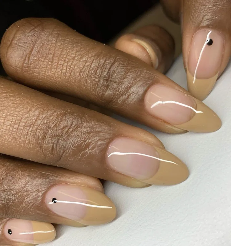 Natural Nude Color Brown Press On Nails Wholesale Artificial False Medium Glossy Press French Tips Nails
Natural Nude Color Brown Press On Nails Wholesale Artificial False Medium Glossy Press French Tips Nails
