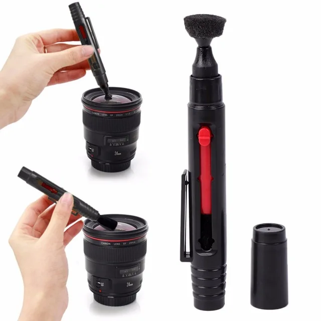 Manufacturer Camera Filters Lens Kit Dust Wiping Clean Lens Pen Brush Cleaner Pen for Canons Nikons Sonys Glasses, Black with red
Manufacturer Camera Filters Lens Kit Dust Wiping Clean Lens Pen Brush Cleaner Pen for Canons Nikons Sonys Glasses, Black with red