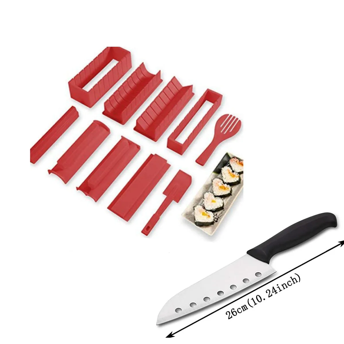 A3066 DIY Sushi Ware Heart Molds Tool 10pcs/Set Japanese Style Moulds Custom Small Square Sushi Mould With specification
A3066 DIY Sushi Ware Heart Molds Tool 10pcs/Set Japanese Style Moulds Custom Small Square Sushi Mould With specification