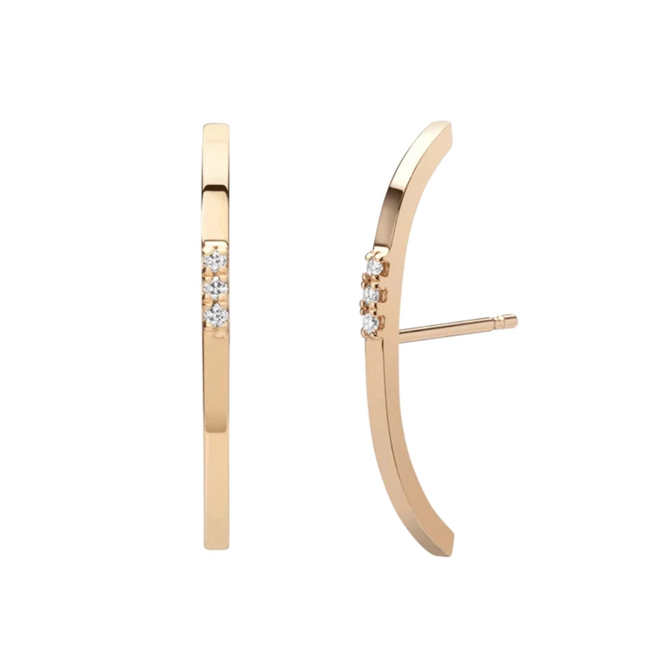simple jewelry earrings 925 sterling silver nice 18k gold plated bar stud earrings for women
simple jewelry earrings 925 sterling silver nice 18k gold plated bar stud earrings for women